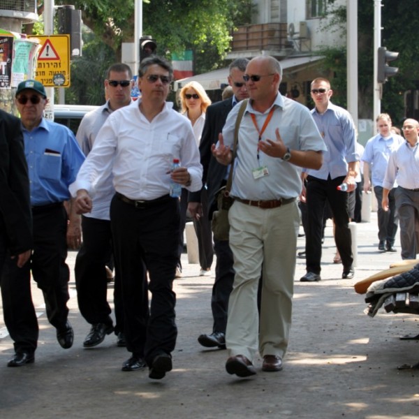 Guiding Prime Minister Jan Fischer of Czech Republic