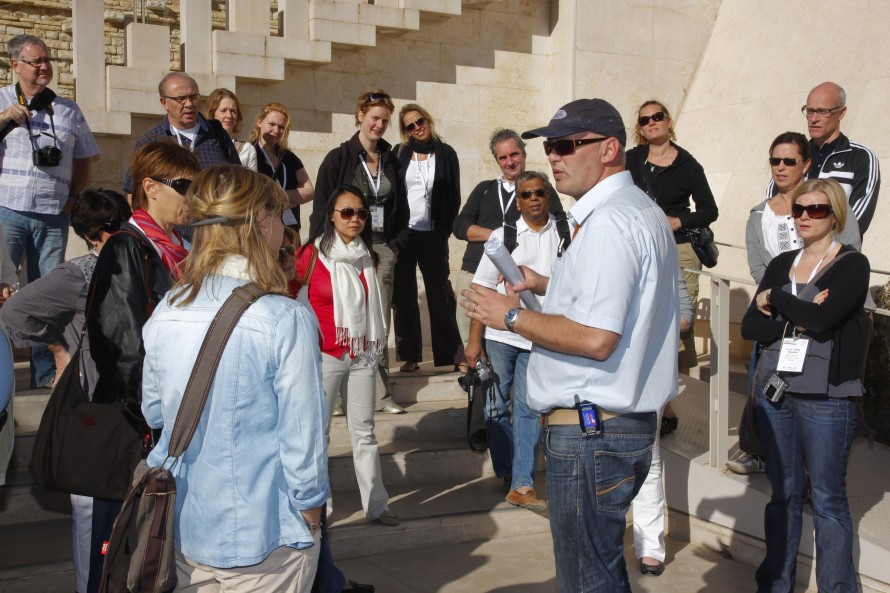 Guiding Europeans Travel Agents at Israel