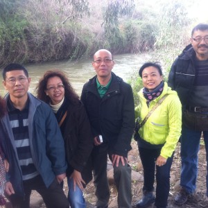 Hong Kong Delegation from Tao4u at the Jordan River