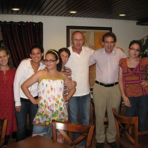 Ziv with Veiss Family at Israel, 2008