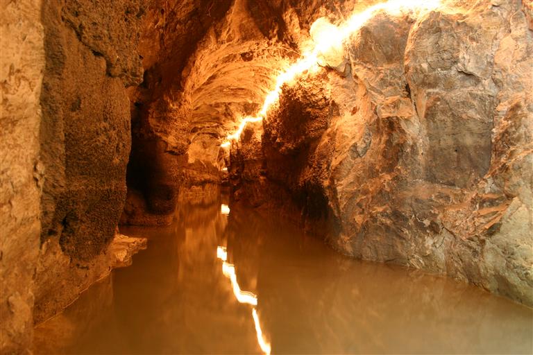 Mei Kedem Original Roman water tunnel at foot of Mount Carme