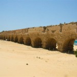 the aqueduct in Caesarea​
